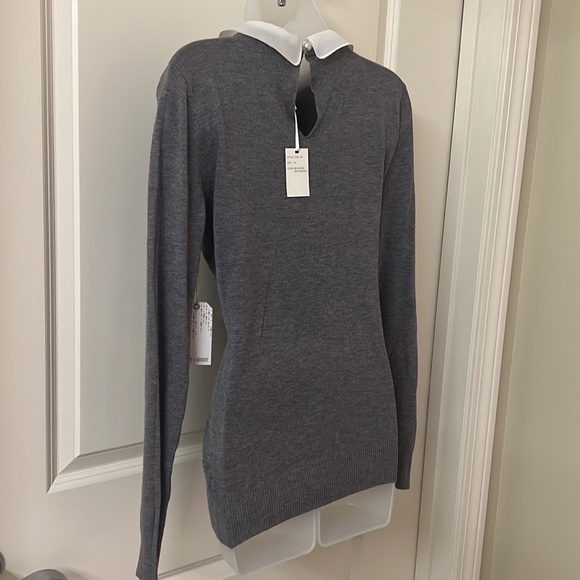 Vila Milano Crystal Lace Collar With Pearl Button Closure - Picture 10 of 13